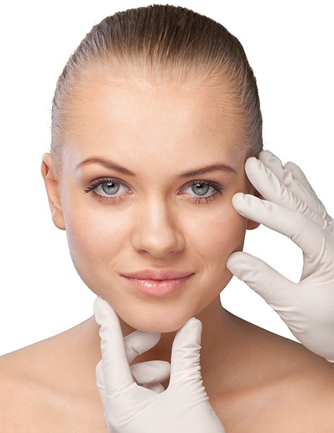 Facial consultation with cosmetic surgeon assessing suitability for fat transfer procedure, Oak Brook