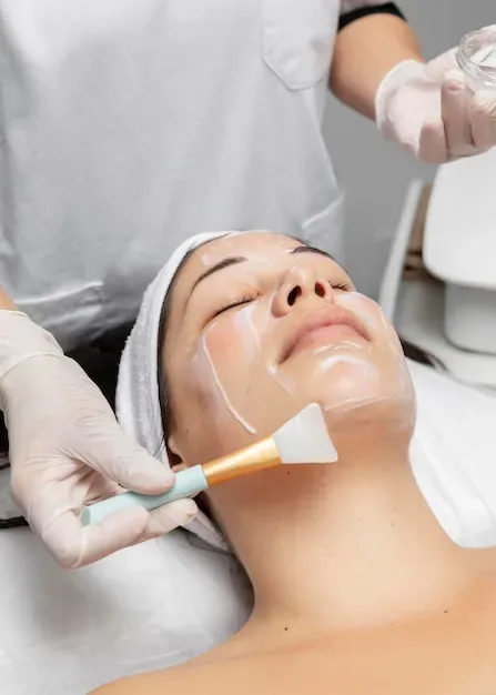 relaxed pose, facial peel solution, chemical peels, oak brook